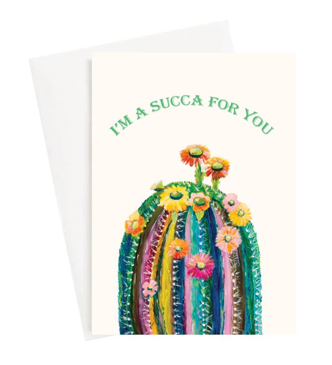 i'm a sucker for you greeting card lelly lou designs