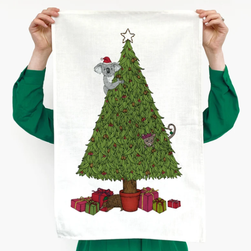 Tea Towel - Australian Christmas