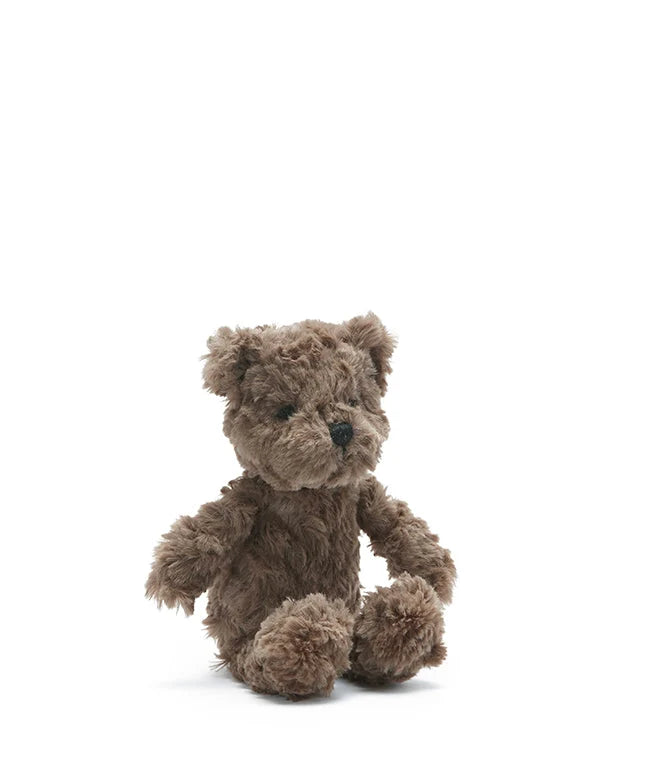 Stuffed Brown Bear teddy for kids and babies on a white background