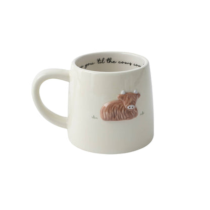 Bramble Farm Highland Cow Stoneware Mug