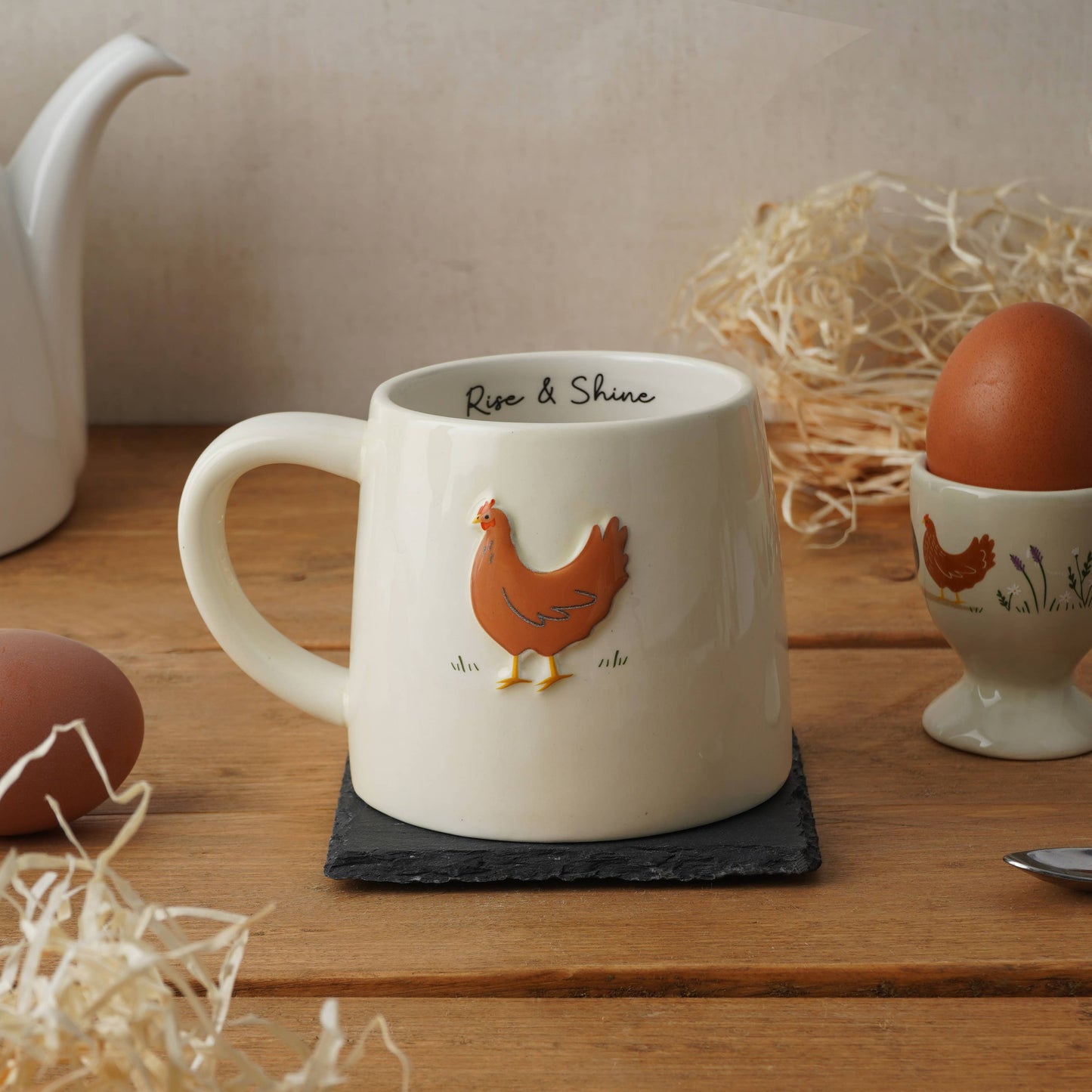 Bramble Farm Chicken Stoneware Mug