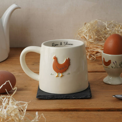 Bramble Farm Chicken Stoneware Mug
