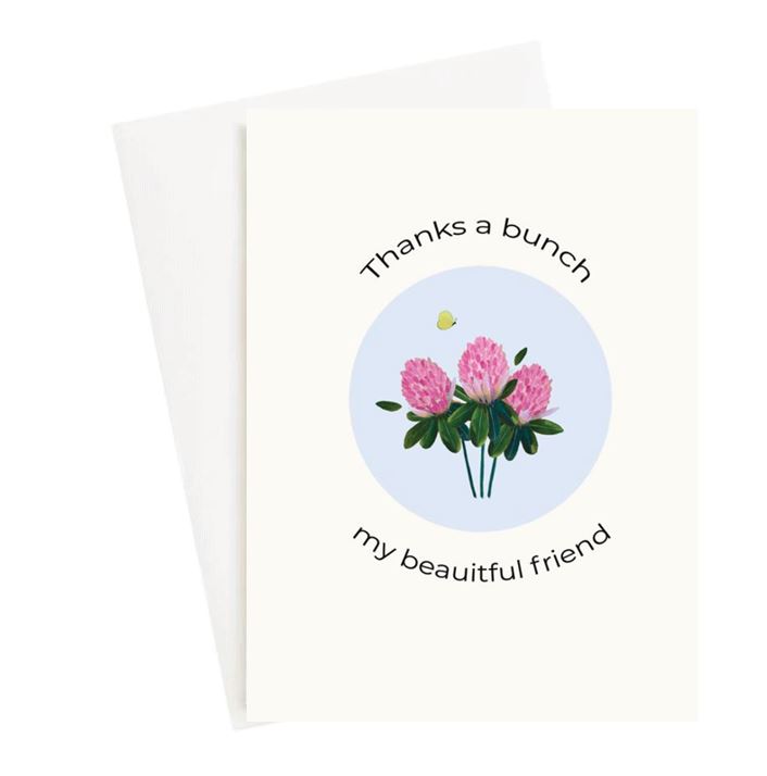 Thanks a bunch my beautiful friend lelly lo designs greeting cards