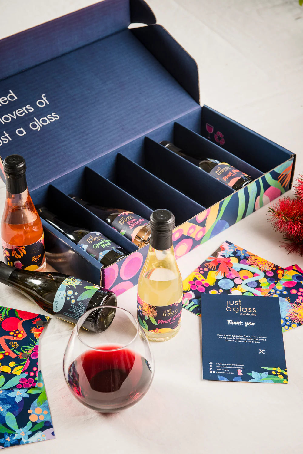 Just a Glass Australia Original Curated Piccolo Wine Tasting Box