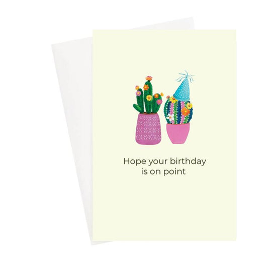 Hope your birthday is on point. lelly lou designs. greeting cards