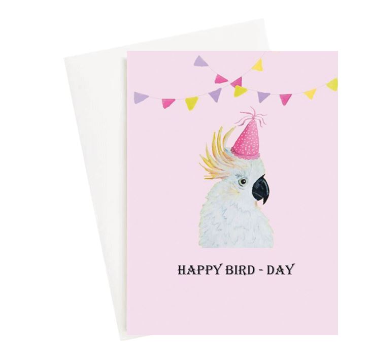 Happy BIRD Day.greeting cards Lelly lou designs