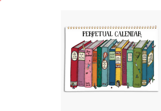 Book Themed Perpetual Calendar  (Birthday Calendar)