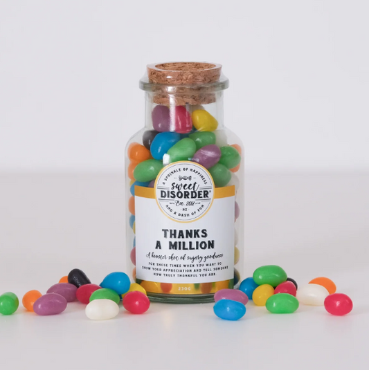 sweet disorder thanks a million jelly beans lollies jars