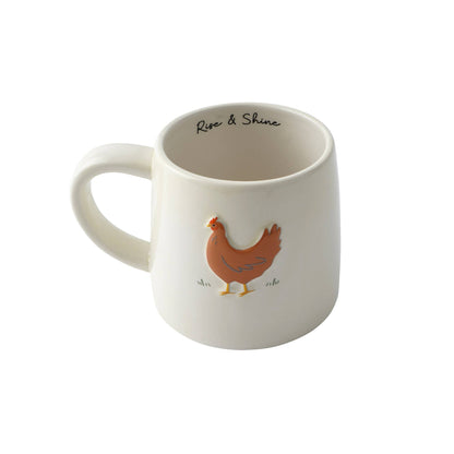 Bramble Farm Chicken Stoneware Mug