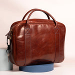 Danny P Leather Messenger Bag